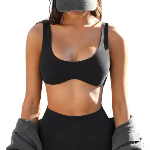 Cross Border Lulu Bra Yoga Tank Top Bare Feel Fitness Sports Underwear Women’s High Support Running