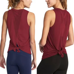 Cross-border New Sleeveless for Mesh Sports Vest Women’s Fitness Yoga Blouse Quick-drying Thin Sports Top