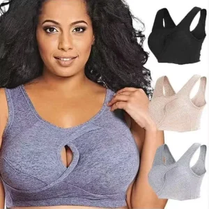 Cross-border Unwired Sports Bra Foreign Trade Large Size Cotton Sleeping Underwear Women’s Vest European and American Bra Size