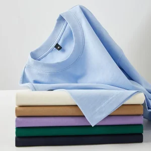 Custom 280g 100% Women’s Cotton T-shirts Short Sleeves Mulitle Color t Shirts Men Cotton Summer Breathable Unisex t Shirt