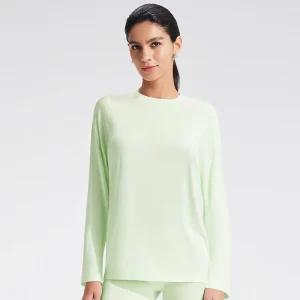 Custom Breathable High Quality Women’s Gym Fitness Top Front Logo Long Sleeve Spandex Nylon T Shirt