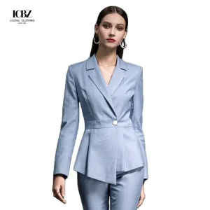 Custom Business Suits for Women Autumn Formal Occasions Slim Professional Suits Set for Women and Ladies