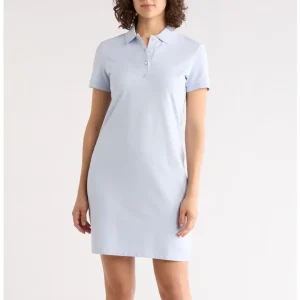 Custom Design Women Short Sleeve Cotton Polo Shirt Dress Casual Women’s Dress