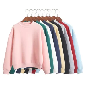 Custom Designed Women’s High Quality Heavyweight Hooded Sweatshirts Streetwear Boxy Style Printed for Winter and Autumn Use