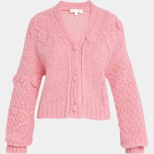 Custom Designer Model Computer Knitted Women’s Cardigan Winter Casual 100% Cashmere V-neck Long Sleeve Loose Free