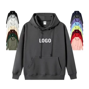 Custom Embroidered Logo High Quality Oversized Pullover Hoodie for Women Long Sleeve Plus Size Printed Fashion for Winter