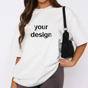 Custom Fashion Summer Slim Fit O-Neck Spandex/Cotton Eco-Friendly Women’s Casual Short Sleeve T-shirts