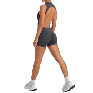 Custom Fitness Yoga Romper Quick Dry Workout Jumpsuit Gym Running Activewear Women’s Sportswear Clothes Breathable