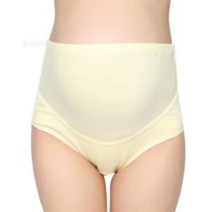 Custom High Quality Cotton High Waist Solid Color Women’s Maternity Panties