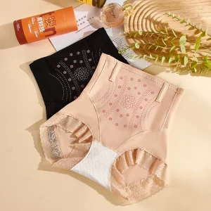 Custom High Rise Lace Hip Fajas Mid Thigh Butt Lifter Body Shaper Underwear Flat Control Tummy Panties for Women