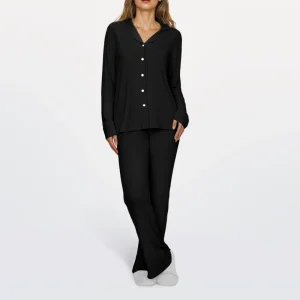 Custom Ladies Lounge Sleep Set Lenzing Modal Lounge Sleep Set Womens Pjs Soft Pajama Set Loungewear