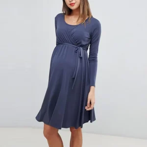 Custom Latest Fashion Pregnant Women Maternity Clothing Dresses for Office