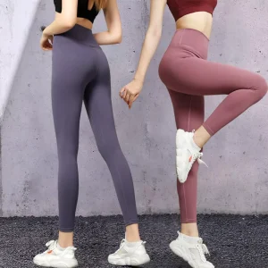 Custom Logo Buttery Soft Women’s High Waisted Align Yoga Leggings Elastic Waist Seamless Eco Friendly Plus Size Tight Pants