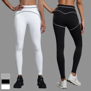 Custom Logo Color Collision Fitness Yoga Gym Apparel Yoga Leggings Pants Workout Girls Leggings
