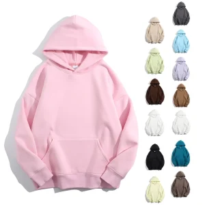Custom Logo High Quality 100% Cotton Women’s Fashion Heavyweight Oversized Pullover Hoodies Casual Style for Winter and Autumn
