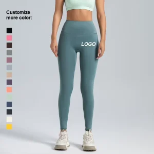 Custom Logo High Waisted Full Length Scrunched Butt Yoga Pants Women No Camel Toe Higher Quality Quick Dry Breathable Leggings