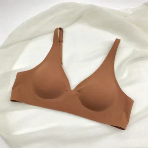 Custom Logo Wireless Push Up Women’s Seamless Underwear Lightweight High Elastic Daily Wireless Bra