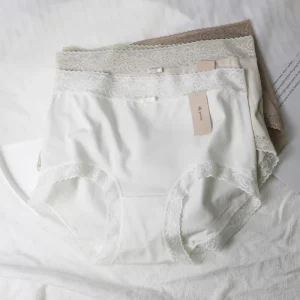 Custom Logo Women Comfortable Soft Underwear Pants Solid Color Underwear Briefs Ultra Thin Breathable Underpants