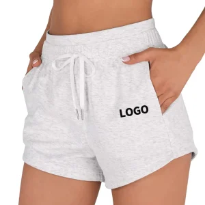 Custom Logo Women’s High Waist Casual Shorts Outdoor Sports Travel Golf Fitness Yoga Lightweight Breathable Pockets Summer