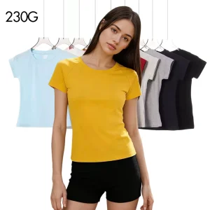 Custom Logo Women’s T-shirts Summer Soft Tee Raglan Sleeve Crop Top Ladies Plain Fitted Thin Blank Shirt for Women