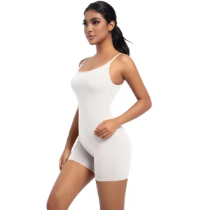 Custom Logo Women’s Tracksuit Yoga Set Jumpsuits One Piece Bodysuits Backless Fitness Rompers Sleeveless Gym Set