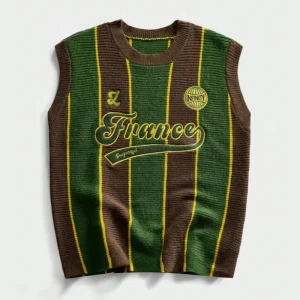 Custom Men’s Sweater Knit Pullover Cardigan Summer Striped Vintage Graphic Preppy Round Neck Embroidered Casual Daily Wear