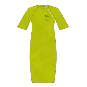Custom OEM ODM Sweater Manufacturer Pearls Beaded Sorority Women’s Dress Summer Short Sleeves Knitted Dress