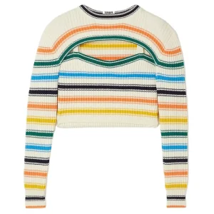Custom OEM ODM Women’s Sweaters Short Sleeve Jacquard Knitwear Women Clothes Knitted Pullover Sweaters Women