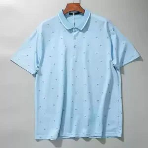 Custom Personalized Logo Pattern Men’s 4-way Stretch Breathable Fast-Dry Outdoor Tennis Golf Polo Shirt High Quality