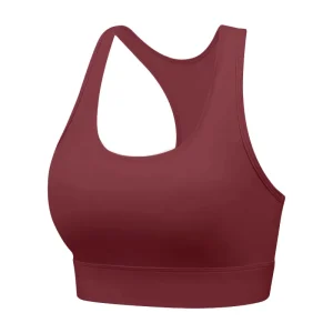 Custom Plus Size Women’s Shockproof High Support Sports Bra Crisscross Strap Yoga Workout Fitness Gym Wear Removable Pads Front