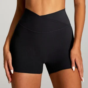 Custom Print Gym Shorts Quick Dry Fabric No Front Seam Women Yogo