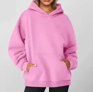 Custom Printed logo Women’s Hoodie High Quality Casual Loose Fashion Heavyweight Hoodie