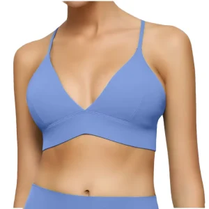 Custom Sports Logo Quick Drying Comfort Straps Yoga Wear Backless Running Bras