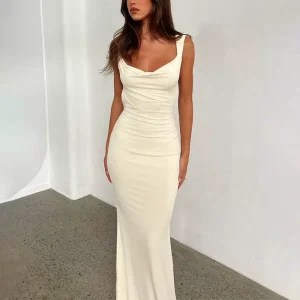 Custom Summer Women’s Long Dress Casual Sexy Elegant Fashion Backless Maxi Dress