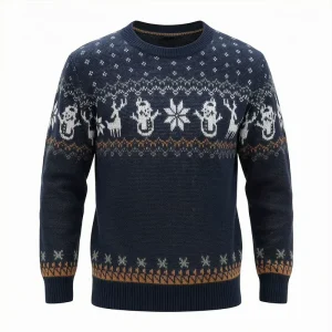 Custom Unisex Ugly Christmas Sweatshirt Men Sweater Unisex Clothes Couple Matching Christmas Festival Dear OEM Tops Low MOQ