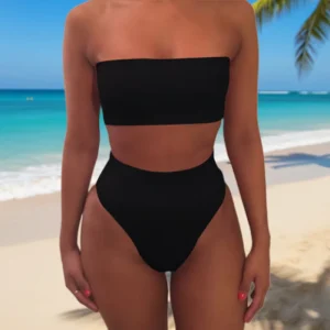 Custom Women Eco Friendly Swimming Suit Bikini Set Ladies Swimsuit Bathing Suits Manufacturer High Waist Thong Beach Swimwear