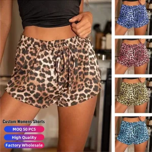 Custom Women Short Pants Lady Plus Size Summer Holiday Surfing Quick Dry Beach Board Shorts Button Skinny Fit