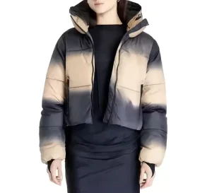 Custom Women’s Plus size Jacket Stylish Warm Down Bomber Jacket