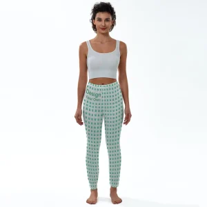 Custom Women’s Skinny Pencil Pants with Elastic Waist and Breathable Fabric