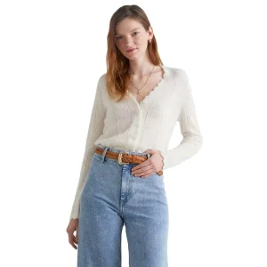 Custom Women’s Sweater Long Sleeve Knitwear Soft Knit Wrap Cardigan Wool Cardigan Sweater for Women