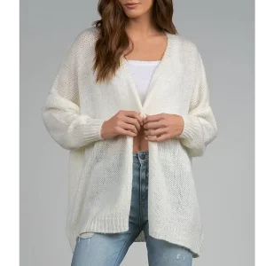 Custom Women’s Winter Casual Long Sleeve Knit Cardigan Sweater with Anti-Pilling Polyester/Cotton Material