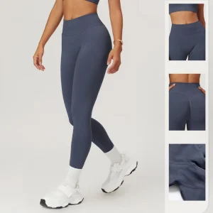 Custom Women’s Yoga Gym Leggings High Quality High Waist Peach Rump Quick Dry Seamless Silicone Printing Leggings