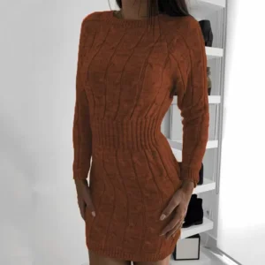 Custom XXL Size Modest Women’s Slim Maxi Dress Solid Decoration Supplier New Designs Robe Femme Back Dubai Turkish Events
