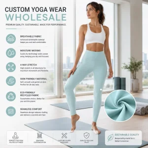 Custom Yoga Sets Seamless Sports Bras And Leggings For Fitness Brands