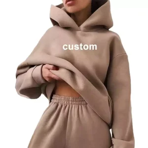 Custom logo 100% Cotton French Terry Vintage Streetwear Plain Blank Women Oversize Heavyweight Unisex Sweater Hoody