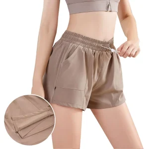 Customizable Women’s Sports Shorts Summer Loose Fit Quick Dry Breathable For Fitness Running Shorts