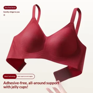 Customization Seamless Wire Free Solid Women’s Underwear Three Quarter Cup Thin Comfortable Push up Anti sagging Three