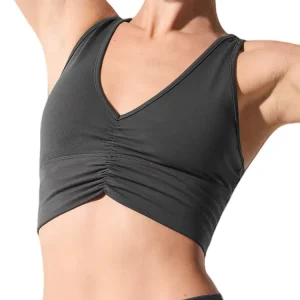 Customize Logo Design Sports Bra for Big Breast Women’s Anti-wrinkle Simple Sports Bras