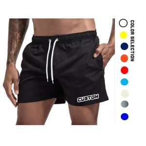 Customized Embroidery Logo Solid High vis Color Woven Footy Cotton Rugby Shorts With Pockets