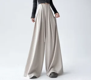 Customized Fashion Street Casual Loose Women’s Pants Solid-color Slim-fit Women’s Pants Simple Wide-leg Women’s Pants